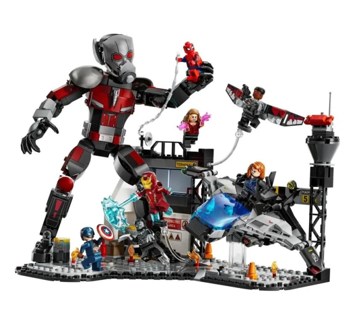 LEGO MARVEL SUPER HEROES 76314 Captain America: Válka hrdinů - bitva