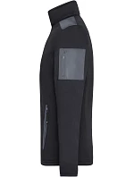 Daiber JN 591 Pánská pletená fleecová bunda 02.0591 black/carbon Daiber JN 591 Pánská pletená fleecová bunda 02.0591 black/carbon