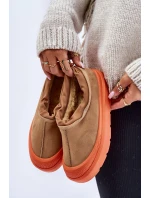 Dámské Sněhule Na Platformě S Svrškem Camel model 21676519 - Boto Dámské Sněhule Na Platformě S Svrškem Camel model 21676519 - Boto