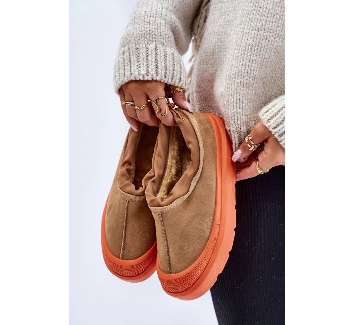 Dámské Sněhule Na Platformě S Svrškem Camel model 21676519 - Boto Dámské Sněhule Na Platformě S Svrškem Camel model 21676519 - Boto