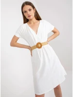 Dámské šaty CA SK model 21207516 Bílá - Rue Paris Dámské šaty CA SK model 21207516 Bílá - Rue Paris