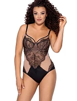 Dámské body BD-021 Černá s tělovou - Ava