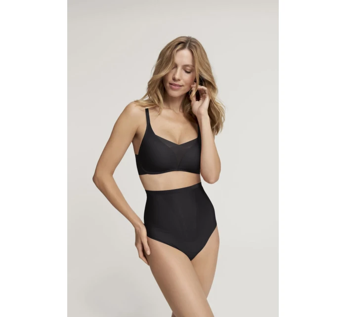 Dámské kalhotky Triumph Shape Smart Highwaist String černé Dámské kalhotky Triumph Shape Smart Highwaist String černé