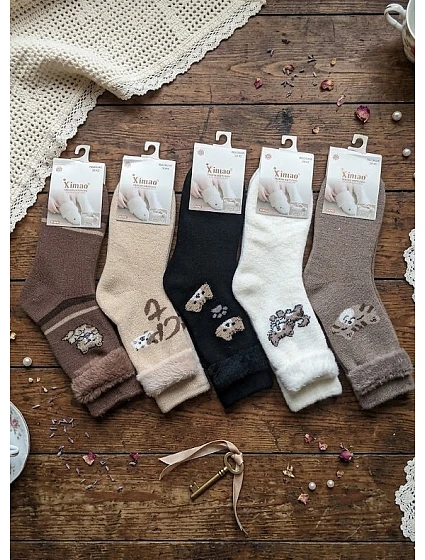 Ponožky WiK Xintao 3141 vzor 18 Merino 35–42