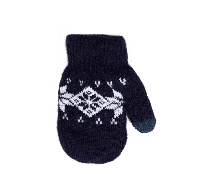 YOCLUB Rukavice RED-0020C Dětský norský vzor