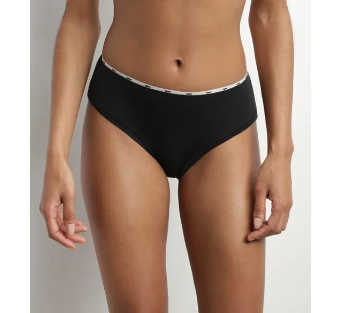 Dámské kalhotky DIM ICONS MIDI BRIEF - DIM - černá