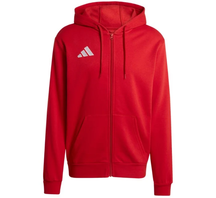 Pánská mikina Entrada 26 FZ Hoody červená model 21867210 pánské - ADIDAS