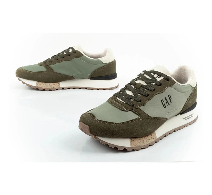 Gap pánské sportovní boty Osaka zelené tenisky pohodlné módní