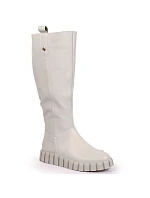 Ploché zateplené boty W model 22096534 beige - Potocki