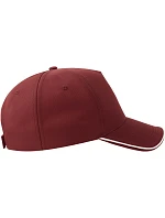 Atlantis Headwear Recy Five Piping 5 panelová sandwich kšiltovka 33.0282 burgundy/white Atlantis Headwear Recy Five Piping 5 panelová sandwich kšiltovka 33.0282 burgundy/white