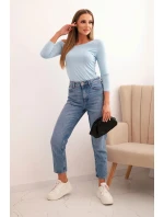 Halenka tmavě pudrově růžová model 21753199 - K-Fashion Halenka tmavě pudrově růžová model 21753199 - K-Fashion