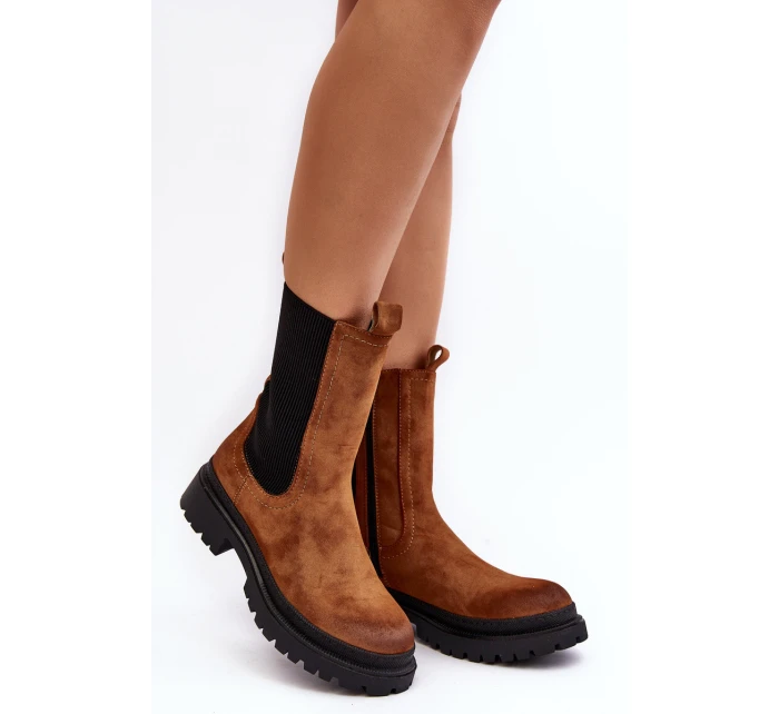 Dámské boty na zip Camel model 21638933 - EVENTO