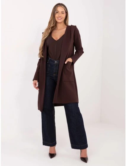 Kabát MJ EN H5031.93 tmavě hnědý