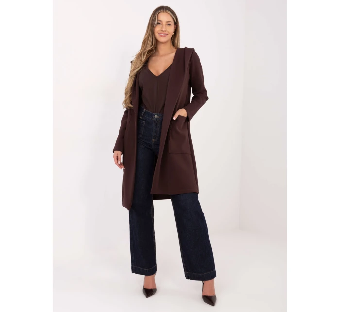 Kabát MJ EN H5031.93 tmavě hnědý