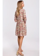 M521 Šaty s nařasenými rukávy - model 5