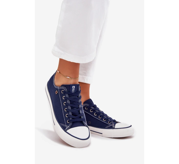 Dámské nízké tenisky Big Star – tmavě modré Dámské nízké tenisky Big Star – tmavě modré