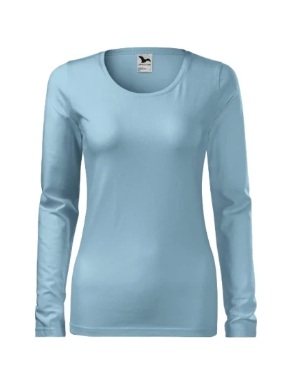 Slim triko dámské nebesky modrá