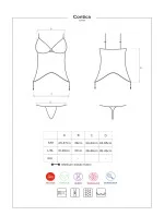 Úžasný korzet Contica corset - Obsessive Úžasný korzet Contica corset - Obsessive