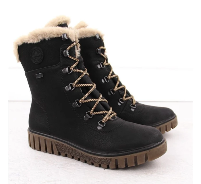 W  boty s kožešinou model 20810158 - Rieker