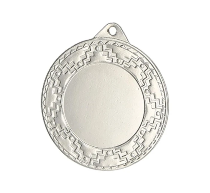 Celková stříbrná medaile s místem pro vložení