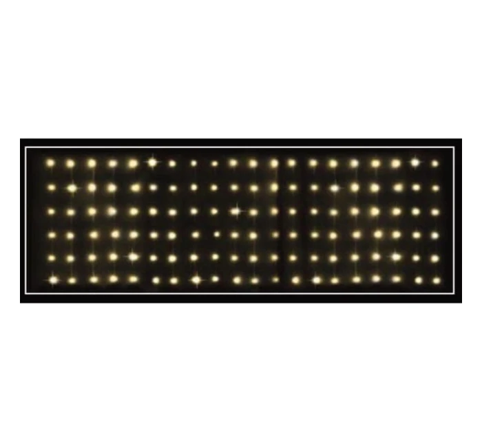 VÁNOČNÍ STROMEK SVĚTLA VENKOVNÍ/VNITŘNÍ SVĚTELNÝ ZÁVĚS 120 VEDL 300X60CM S DÁLKOVÝM OVLÁDÁNÍM TEPLÁ BÍLÁ