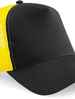 Beechfield B 640 5 panelová Trucker kšiltovka 53.0640 black/yellow