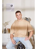 BY 163 Oversize tričko z bavlny  beige model 22416052 - Build your Brand