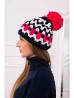 Dámská čepice Laila model 18751317 navy blue - K-Fashion Dámská čepice Laila model 18751317 navy blue - K-Fashion