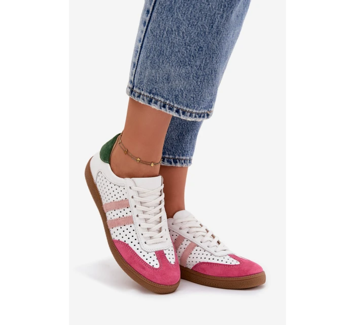 Kožené dámské tenisky model 21757918 - Zazoo