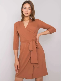 Šaty LK SK 507665.17P světle hnědá