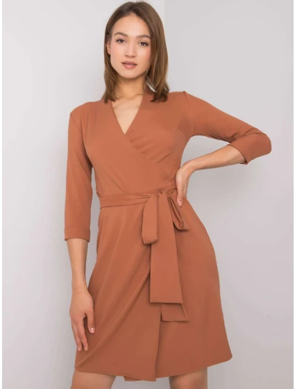 Šaty LK SK model 17338807 světle hnědá - FPrice