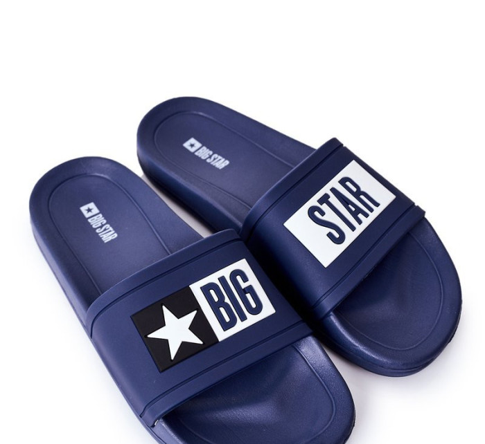 Pánské pantofle Big Star - tmavě modré