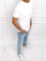 Základní bílé pánské tričko Dstreet RX4856