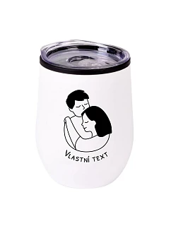 Personalizovaný termohrnek "BOWL" - pár v objetí