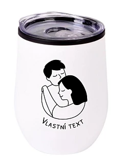 Personalizovaný termohrnek "BOWL" - pár v objetí