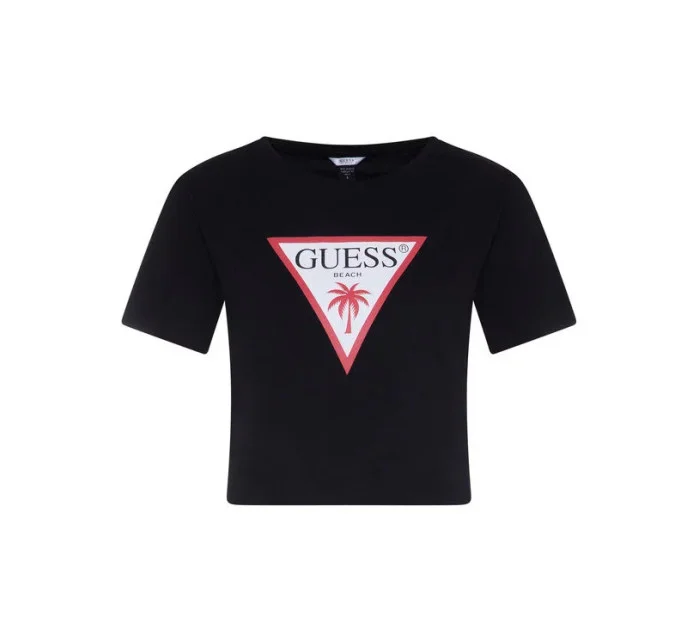 Dámské crop tričko E02I01JA911 - A996 - Guess
