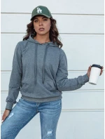 Tmavě šedá dámská mikina s kapucí LARA II FashionStreet BY1334
