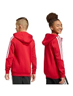 Dětská mikina adidas Tiro 26 League Sweat s kapucí na zip Red KF9101