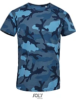 SOL'S Camo Men Pánské maskáčové tričko 25.1188 blue camo SOL'S Camo Men Pánské maskáčové tričko 25.1188 blue camo