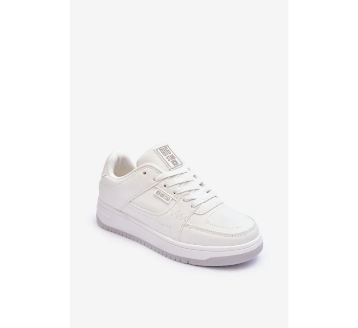 Dámské Sportovní Boty Sneakersy Big Star model 21634180 Bílé - Big Star Shoes Dámské Sportovní Boty Sneakersy Big Star model 21634180 Bílé - Big Star Shoes