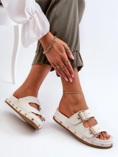 Dámské žabky na platformě Big Star model 21653891 Bílé - Big Star Shoes