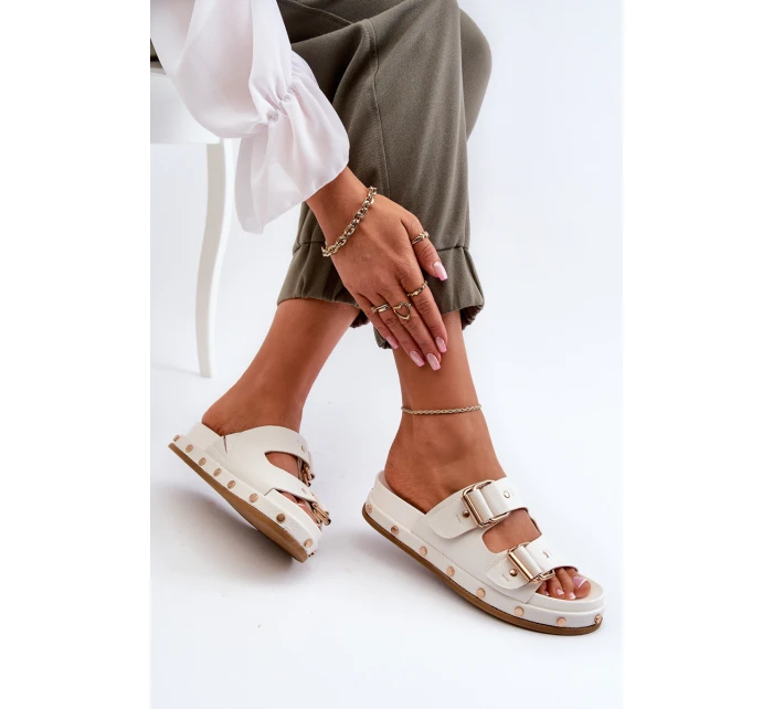 Dámské žabky na platformě Big Star model 21653891 Bílé - Big Star Shoes Dámské žabky na platformě Big Star model 21653891 Bílé - Big Star Shoes