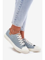 Dámské Textilní Tenisky Big Star model 21693106 Modré - Big Star Shoes Dámské Textilní Tenisky Big Star model 21693106 Modré - Big Star Shoes