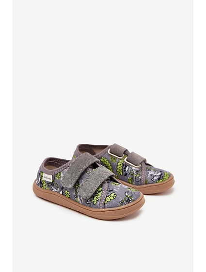 Pantofle Barefoot Chlapecké S  Šedé model 21705469 - Milami