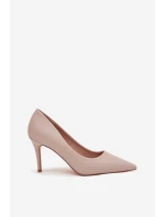 Dámské lodičky z eko kůže béžové model 21711389 - Boto