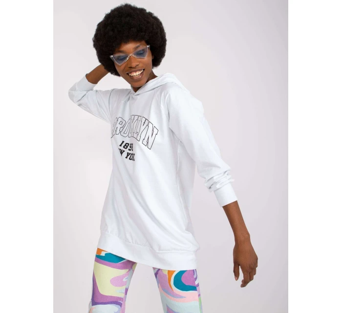 Dámská mikina-DHJ-BL-15658.35-bílá