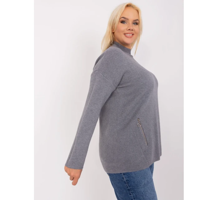 PM SW PM717 Svetr.20 tmavě šedá