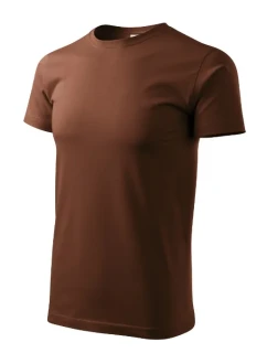 Heavy New tričko unisex čokoládová