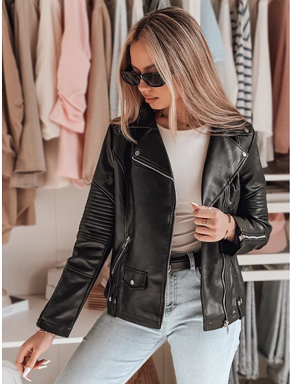 BIKEROSS dámská přechodná bunda ramones černá FashionStreet TY4790