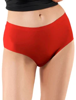 Dámské kalhotky Brasil maxi red - JULIMEX